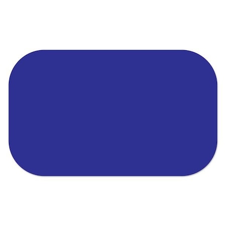 Ergomat 4inx4in DuraStripe Mean Lean Rounded Strip Blue, 60PK DSML-STRIP-4x4R-B-KIT